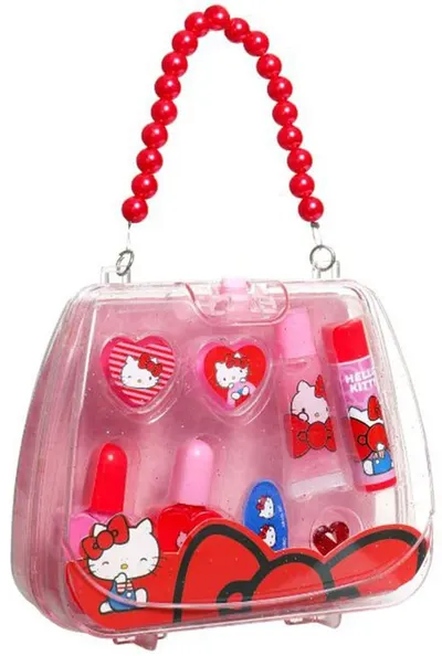 Set cosmetic pentru copii Air Val - Hello Kitty, portfard