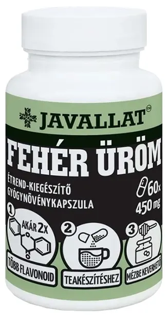 Artemisia vulgaris, 450 mg, 60 capsule, Javallat