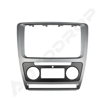 Ramă adaptoare Skoda Octavia 2 Facelift (Climatronic) 2009-2013 - fațetă 213 133 (RNS 510 RCD 330), montaj dedicat