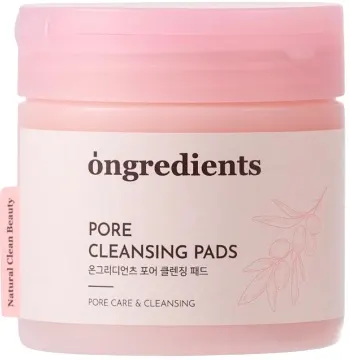 Ongredients Discuri tonice pentru curățarea feței Pore Cleansing, 60 buc