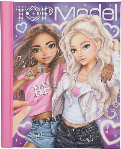 Carte de colorat Depesche TopModel My BFF - Cu sunet și lumină LED