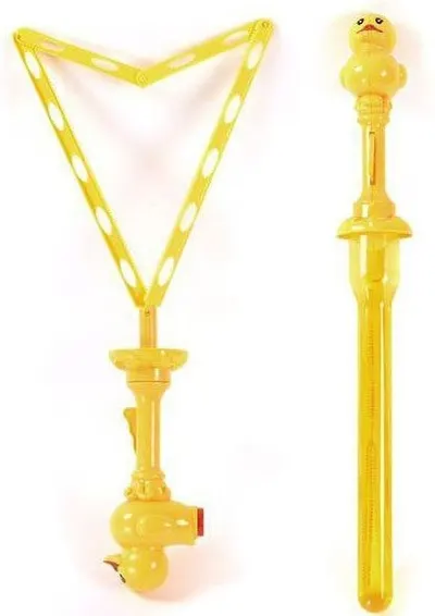 Jucărie pentru copii pentru bule de săpun Raya Toys - Rață galbenă, triunghi