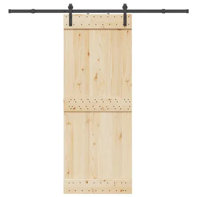 Gossi set feronerie pentru usi glisante, negru, 213,5 cm, otel