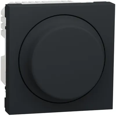 Variator universal rotativ LED 2 module Schneider Noua Unica NU351454, antracit