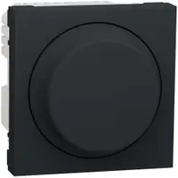 Variator universal rotativ LED 2 module Schneider Noua Unica NU351454, antracit