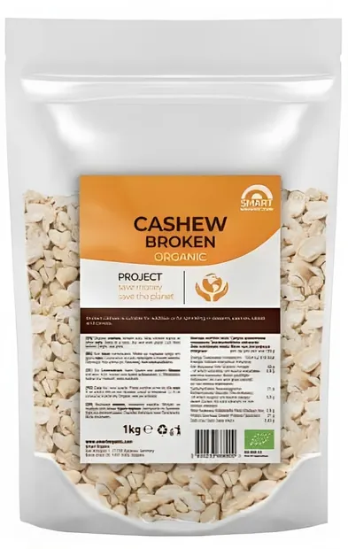 Nuci caju, zdrobite, 1 kg, Smart Organic