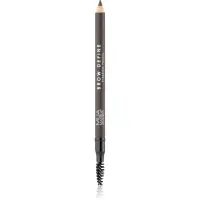 MUA Makeup Academy Brow Define creion de sprancene de lunga durata cu pensula culoare Dark Brown 1,2 g