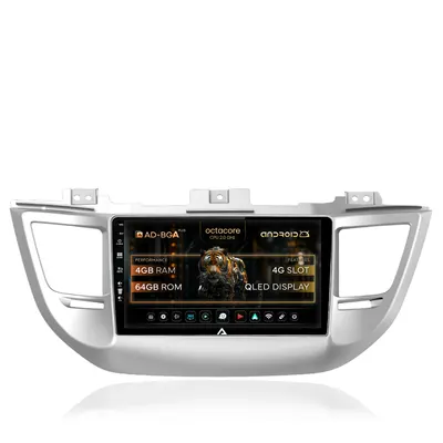 Navigatie Hyundai Tucson 3 (2015-2018), Android, A-Octacore 4GB RAM + 64GB ROM, 9 Inch - AD-BGA9004+AD-BGRKIT176