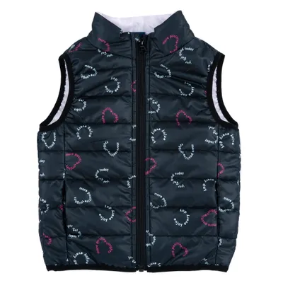 Vesta copii Chicco matlasata, negru, 85667-65CLT