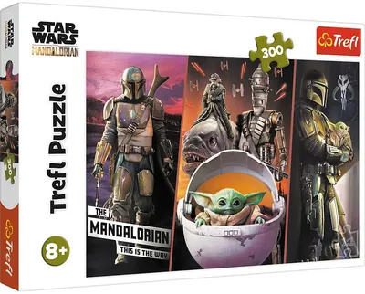 Puzzle Trefl din 300 de piese - Bebelusul misterios Yoda