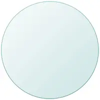 vidaXL Blat de masă din sticlă securizată, rotund, 300 mm
