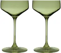 Set de 2 pahare de cocktail coupe Viski - Nouveau, 192 ml, ceai de salvie