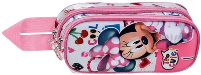 Penar școlar 3D Karactermania Minnie - Too Cute, 2 fermoare