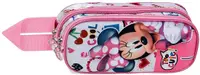 Penar școlar 3D Karactermania Minnie - Too Cute, 2 fermoare