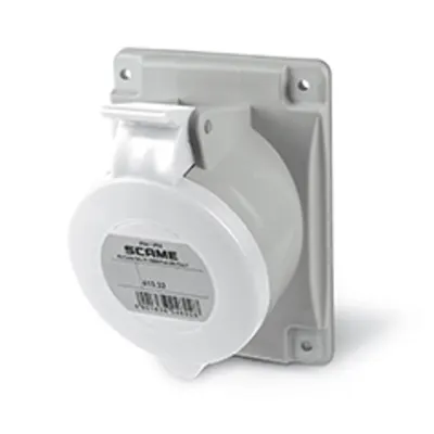 Priza incastratan32A 2P+E 3h >50-250V DC 84X106MM terminal cu surub