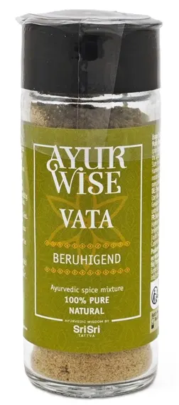 Ayurwise Bio masala Vata, 40 g, Sri Sri Ayurveda