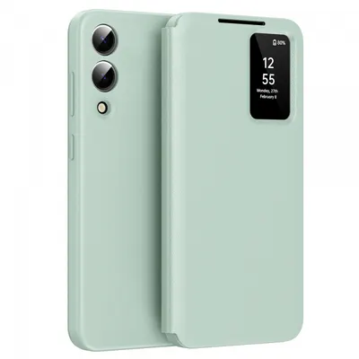 Husa pentru Samsung Galaxy S25 Edge S937, Techsuit, SmartView, Verde