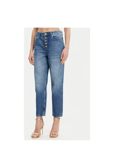Pantaloni dama Bumbac - Albastru - Albastru