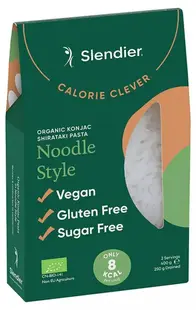 Keto nudli din konjac, bio, 400 g, Slendier