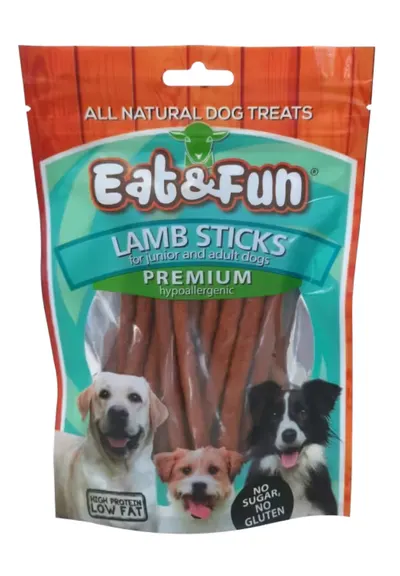 Eat&Fun Recompense Caini Lamb Sticks 100 g