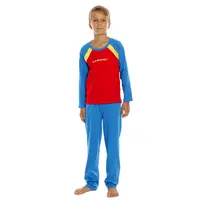Pijama copii AI2256 albastru TRICOLOR, Andana | marimea 32 (5/6 ani)