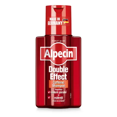 Sampon impotriva caderii parului si a matretii Double Effect Caffeine, Alpecin | 200ml