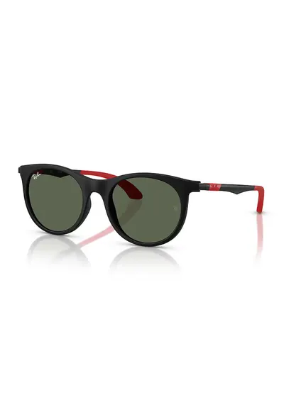 Ochelari de soare pantos cu lentile polarizate - Negru/Rosu vermillion