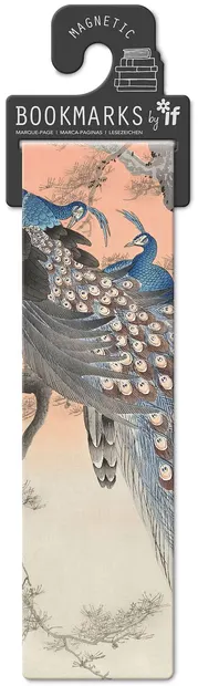 Despărțitor de cărți magnetic IF Classics - Two Peacocks