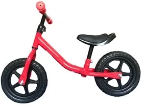 Bicicletă de echilibru Ocie - Flash, 12”, roșie