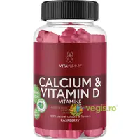 Calciu 300mg + Vitamina D Jeleuri Vegane 60buc