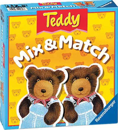 Joc de societate Teddy Mix &amp; Match - Pentru copii
