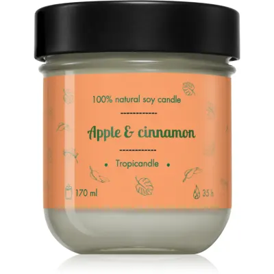 Tropicandle Apple & Cinnamon lumânare parfumată 170 ml
