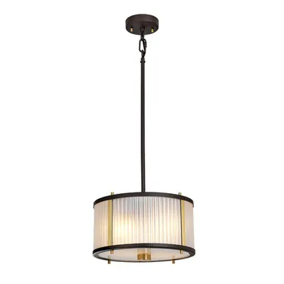 Lampa suspendata Corona 2 Light Pendant – Museum Bronze