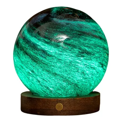 Decorațiune luminoasă maro închis/în culoare naturală închisă cu USB ø 12 cm Stellar Ocean – Gingko