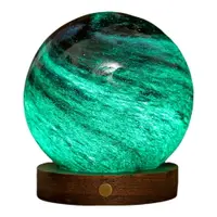 Decorațiune luminoasă maro închis/în culoare naturală închisă cu USB ø 12 cm Stellar Ocean – Gingko