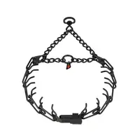 Zgarda dresaj Herm Sprenger Ultra-Plus ClicLock inox negru - 43 cm - 2.25 mm