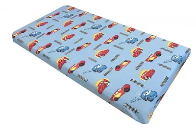 Cearsaf cu elastic roata 120x60 cm Cars