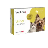 Supliment sistem urinar pentru caini si pisici VetAria Urinar, 30 capsule