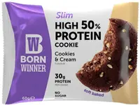 Slim Protein Cookie, fursecuri cu cremă, 60 g, Born Winner