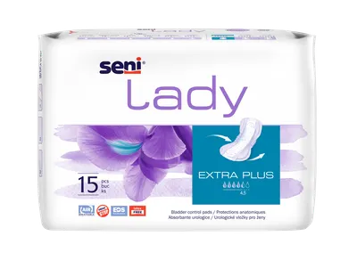 Absorbante pentru incontinenta urinara Lady Extra Plus, 15 bucati, Seni