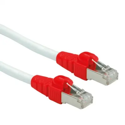 Cablu de retea EASY SFTP cat.6A Alb 0.3m, Roline 21.15.2470*
