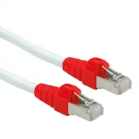 Cablu de retea EASY SFTP cat.6A Alb 0.3m, Roline 21.15.2470*
