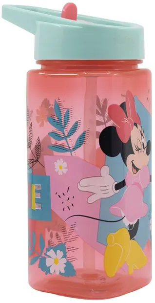 Sticlă pătrată Stor - Minnie Mouse, 510 ml