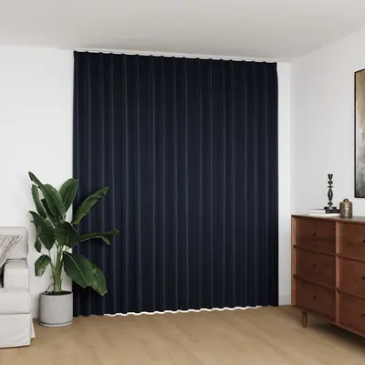 vidaXL Draperie opacă, antracit, 290 x 245 cm, cu cârlige