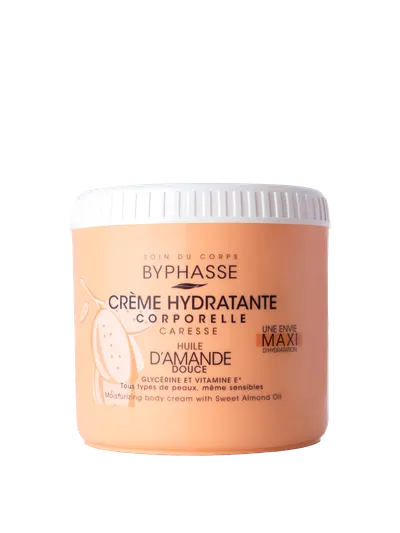 Crema de corp hidratanta cu ulei de migdale dulci, 500ml, Byphasse