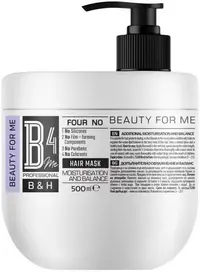 B4Me Moisturisation and Balance Mască fără silicon pentru păr uscat, 500 ml