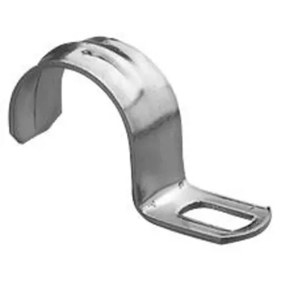 Clips fixare, galvanizat - HOLE 12X6MM - Ø 16-17MM