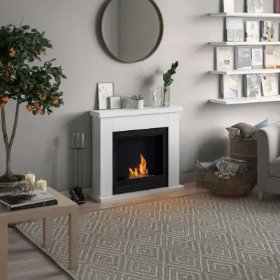 Frode Pure White Semineu cu bioetanol FreeFlame