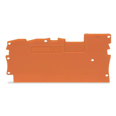 End and intermediate plate; orange