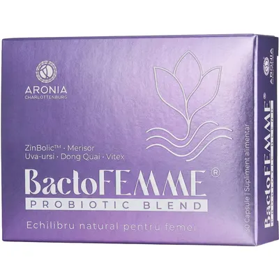 BactoFEMME® Formula pentru Echilibrul Feminin 30cps